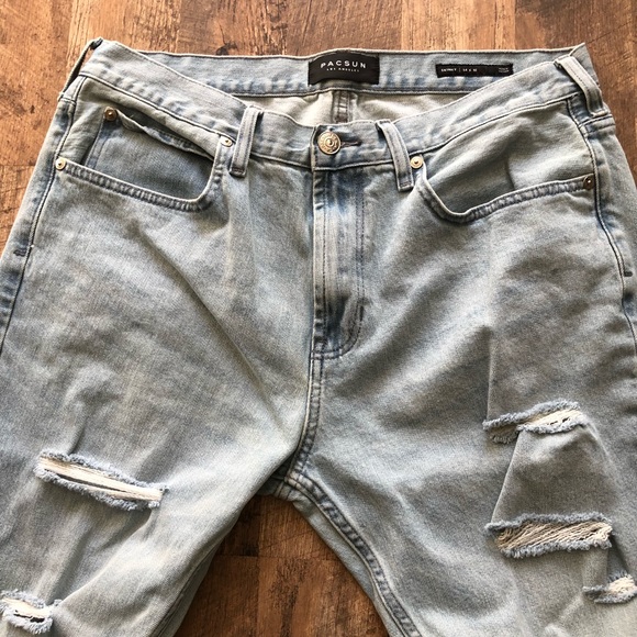 Other - PacSun light washed distressed skinny jeans 34x32